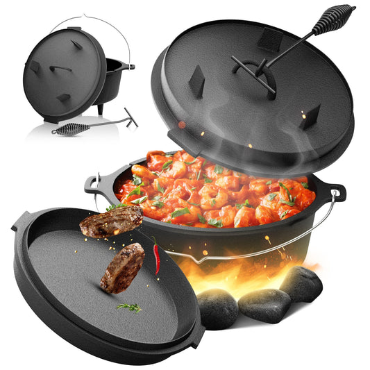 BBQ Chief Dutch Oven Braadpan 13,6 L met voetjes