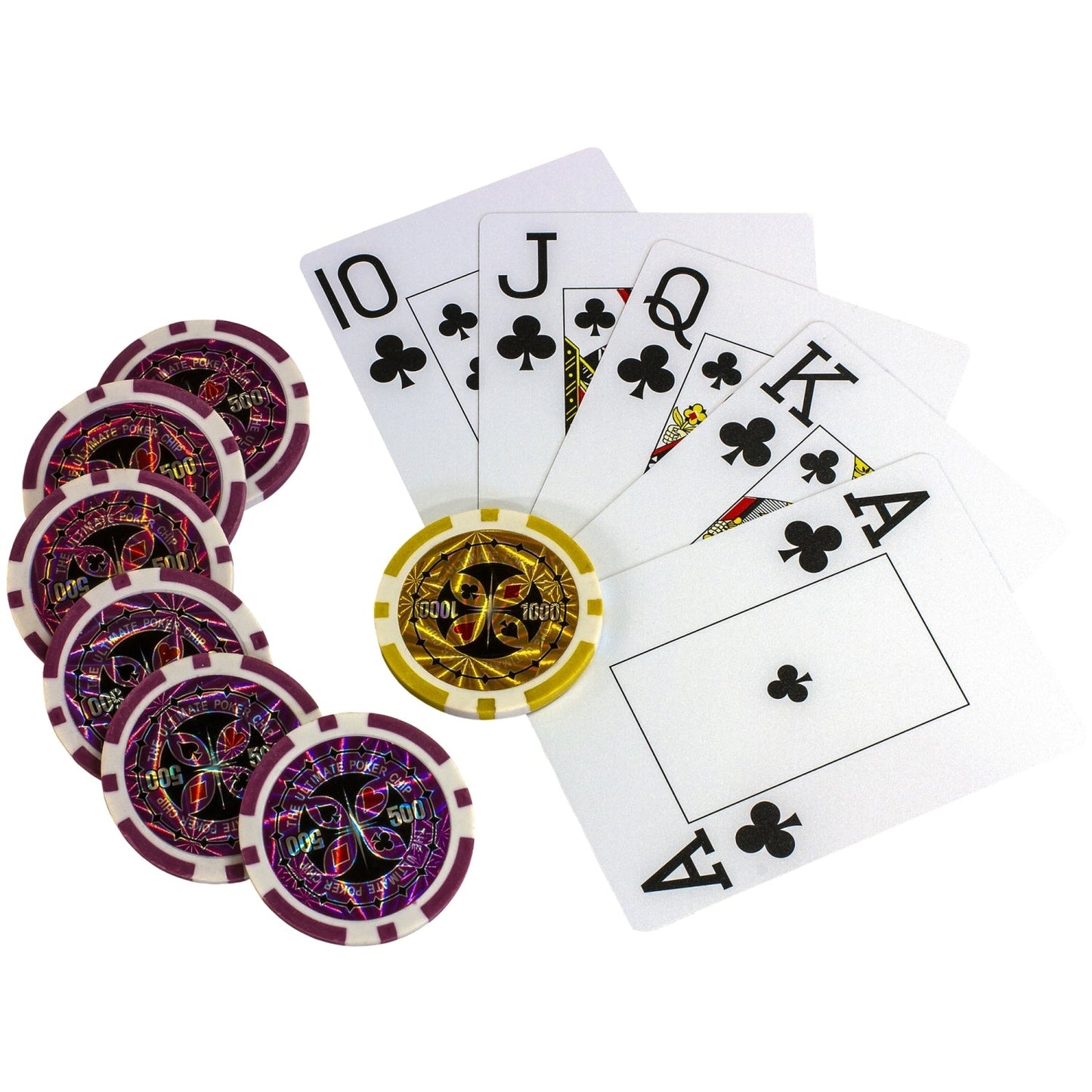 GAMES PLANET Pokerkoffer 1000 laser chips Aluminium