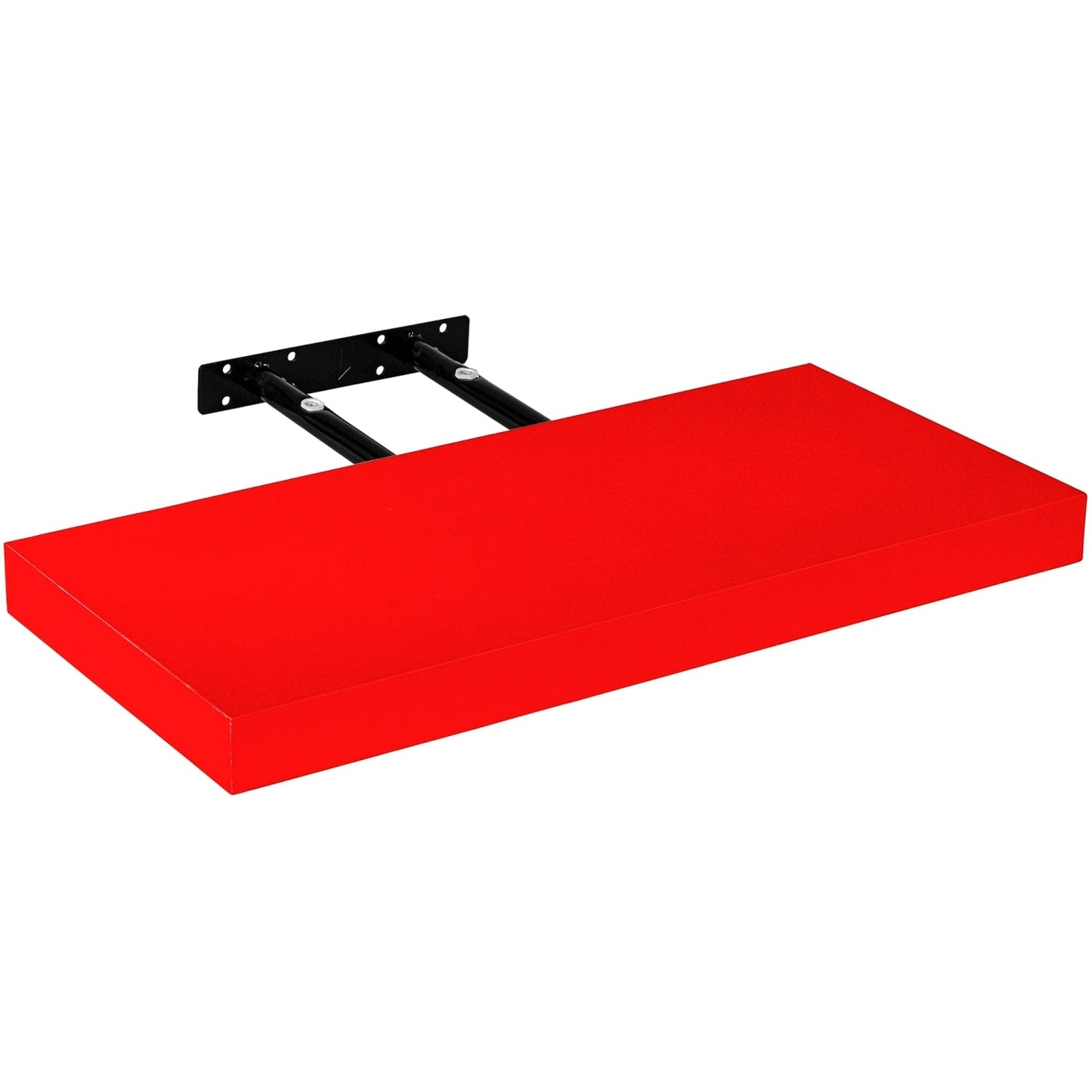 STILISTA Zwevende Wandplank 50 cm - Rood