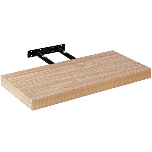 STILISTA Zwevende Wandplank 50 cm - Licht Hout