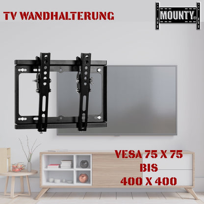 MOUNTY TV Muurbeugel MY231 tot VESA 200x200