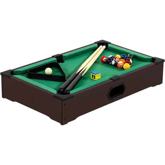 GAMES PLANET Mini Pooltafel Nano 92 x 52 x 19 cm Lichte houtlook