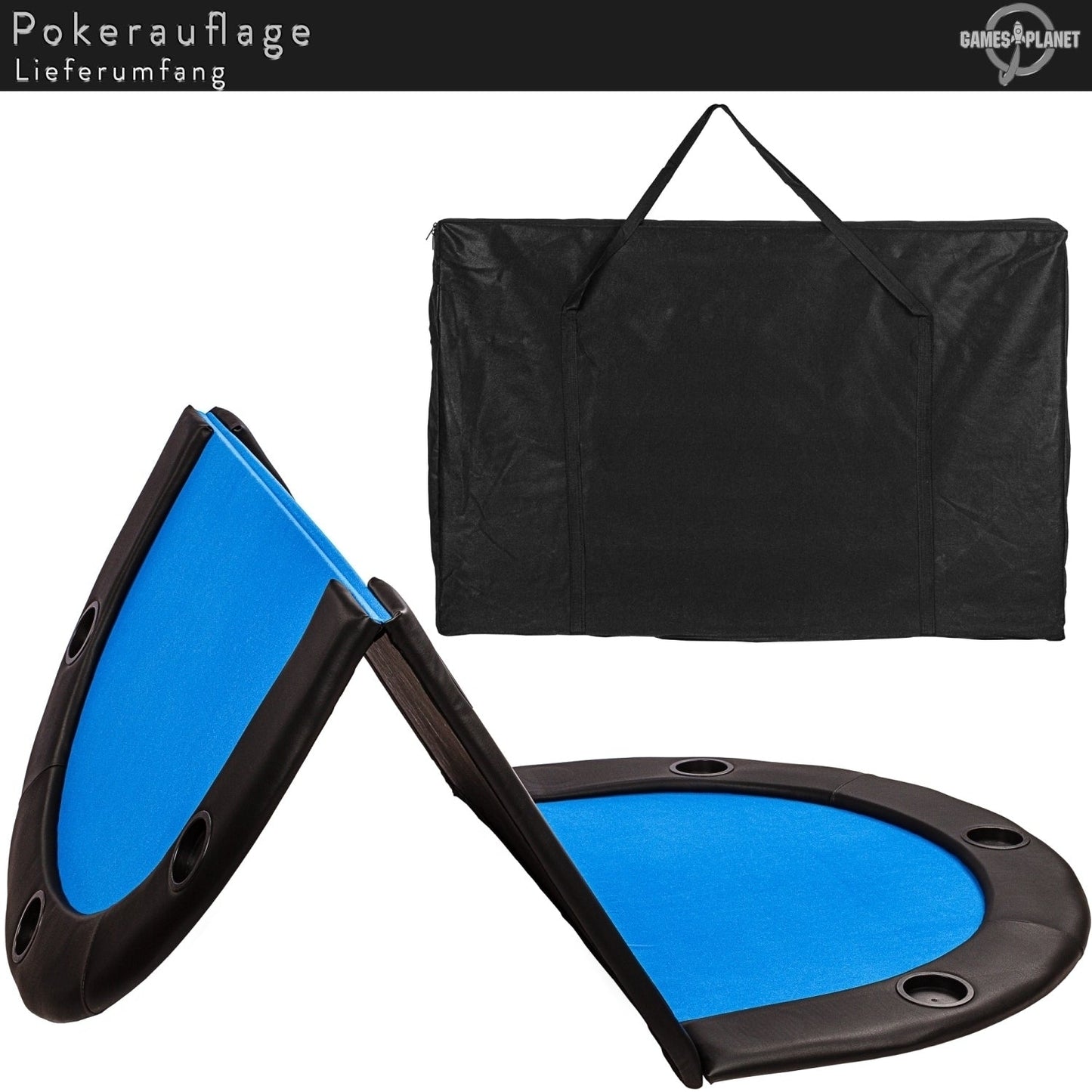 GAMES PLANET Pokermat Rood