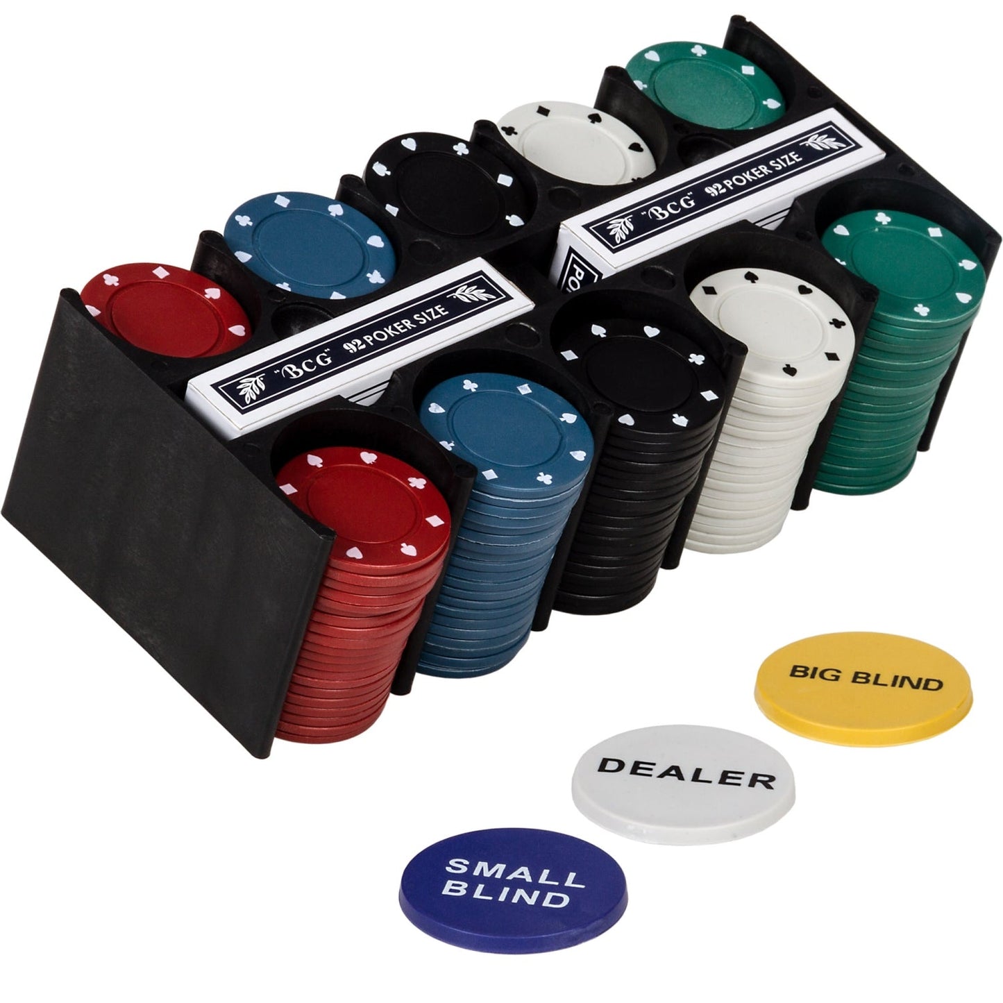 GAMES PLANET Poker set metalen box - 200 poker chips