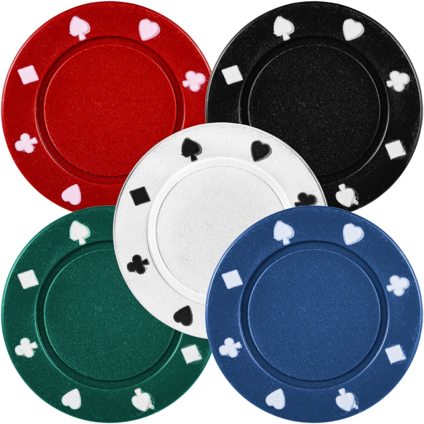 GAMES PLANET Poker set metalen box - 200 poker chips