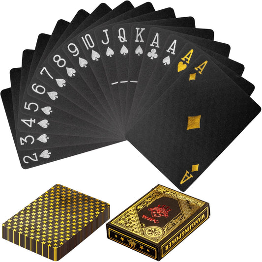 GAMES PLANET Poker kaarten Zwart/Goud