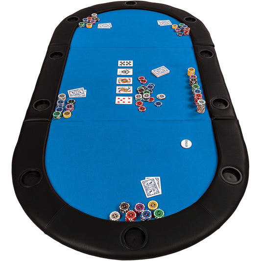 GAMES PLANET Pokermat Blauw