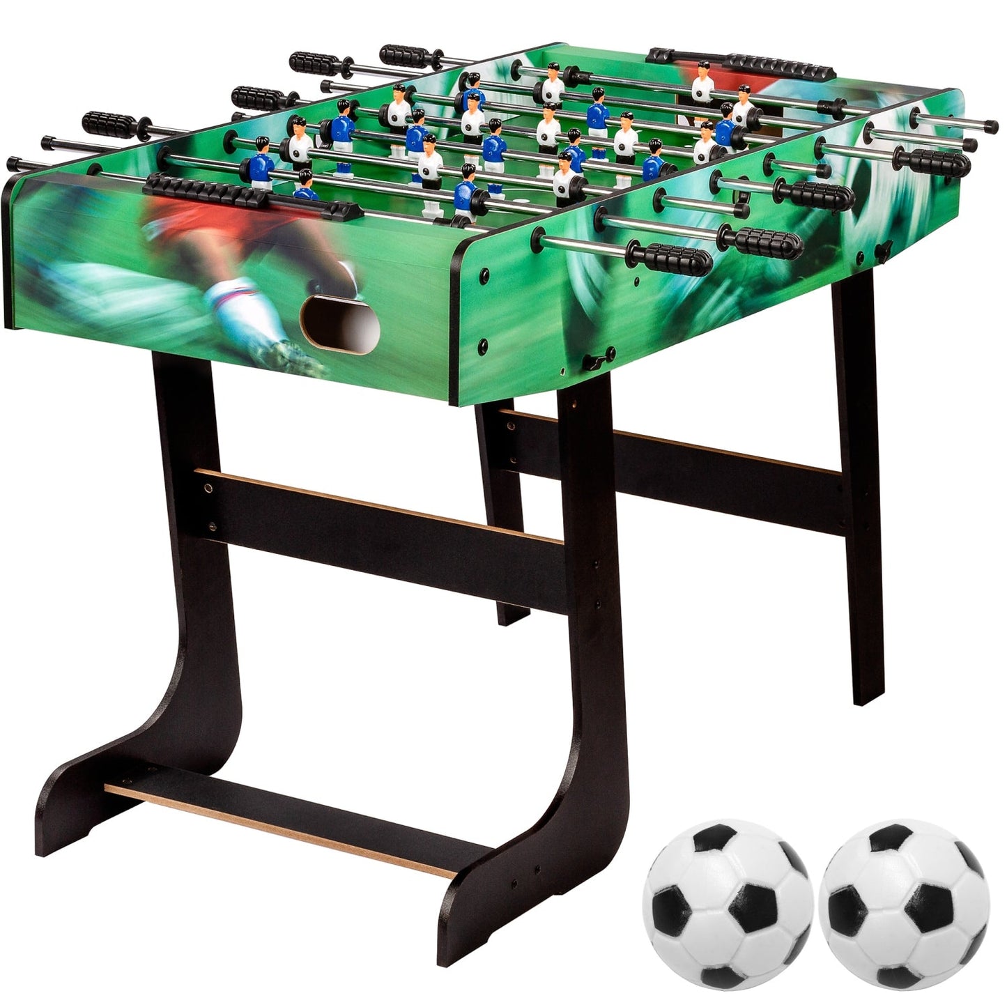 GAMES PLANET Voetbaltafel opvouwbaar Voetbalprint