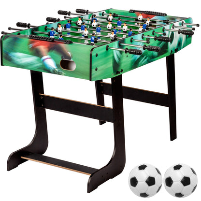 GAMES PLANET Voetbaltafel opvouwbaar Voetbalprint