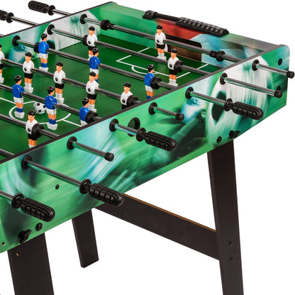 GAMES PLANET Voetbaltafel opvouwbaar Voetbalprint