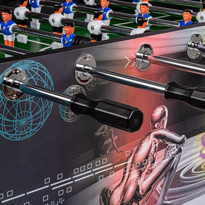 GAMES PLANET Voetbaltafel Leeds 140 x 73 x 87 cm Cyber