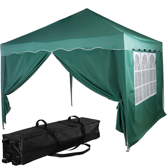 INSTENT Paviljoen Basic met 2 zijwanden 3 x 3 m Groen