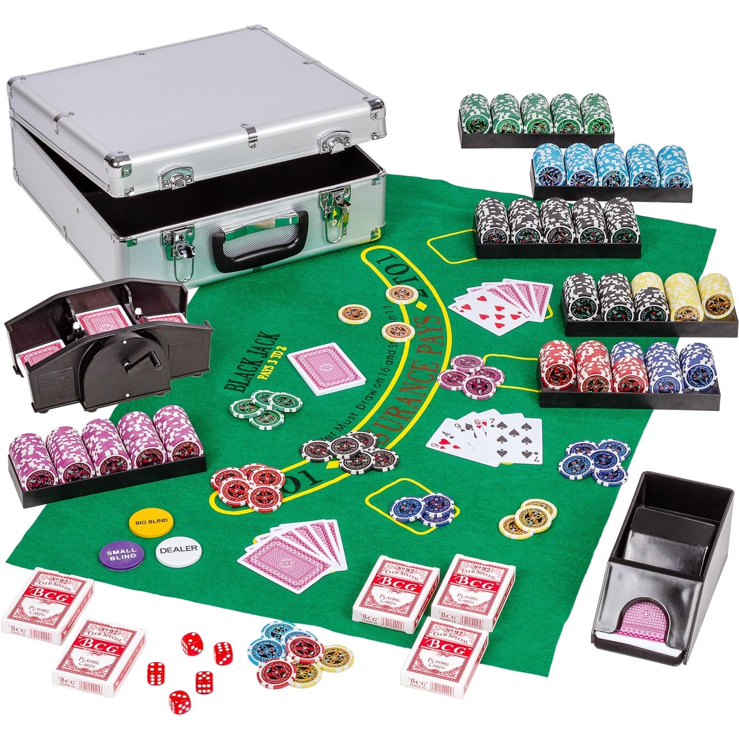 GAMES PLANET Ultimate Pokerset 600-delig