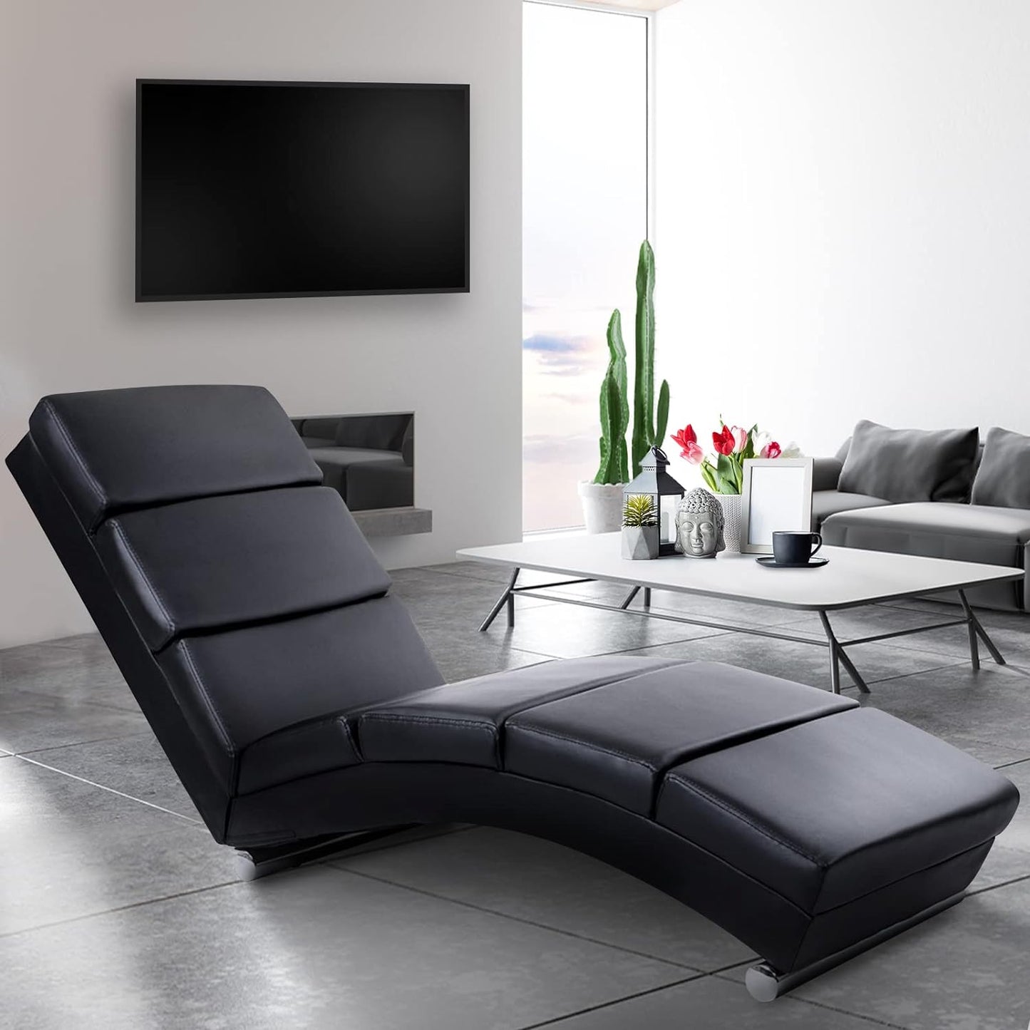 Miadomodo Relaxfauteuil zwart