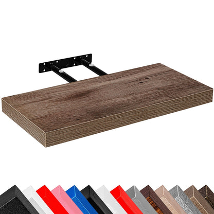 STILISTA Zwevende Wandplank 110 cm - Hout