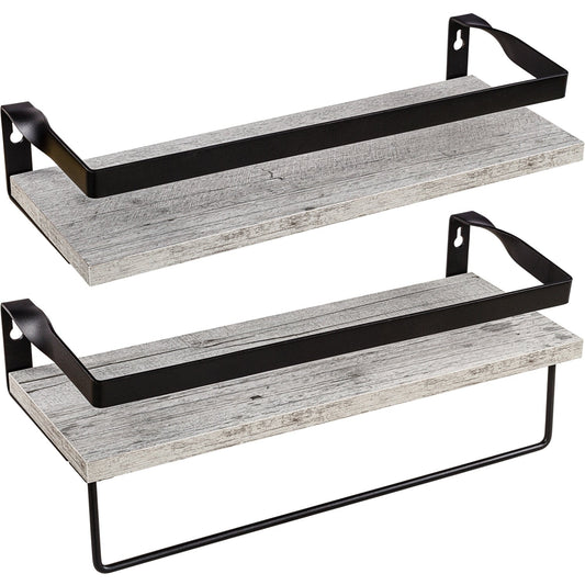 STILISTA Wandplanken Duo Set van 2 Wit