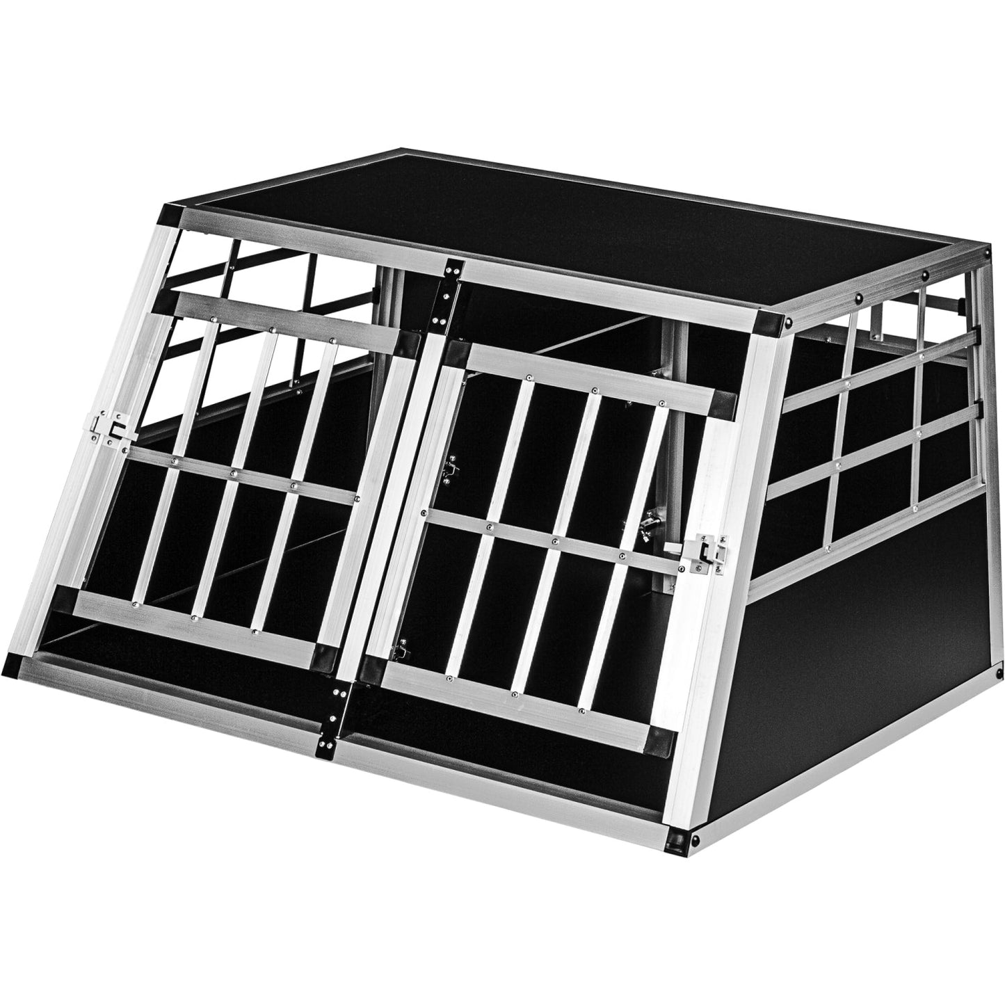 PETSTUFF Hondentransportbox Aluminium 2-deurs 89 x 69 x 50 cm - 12 kg