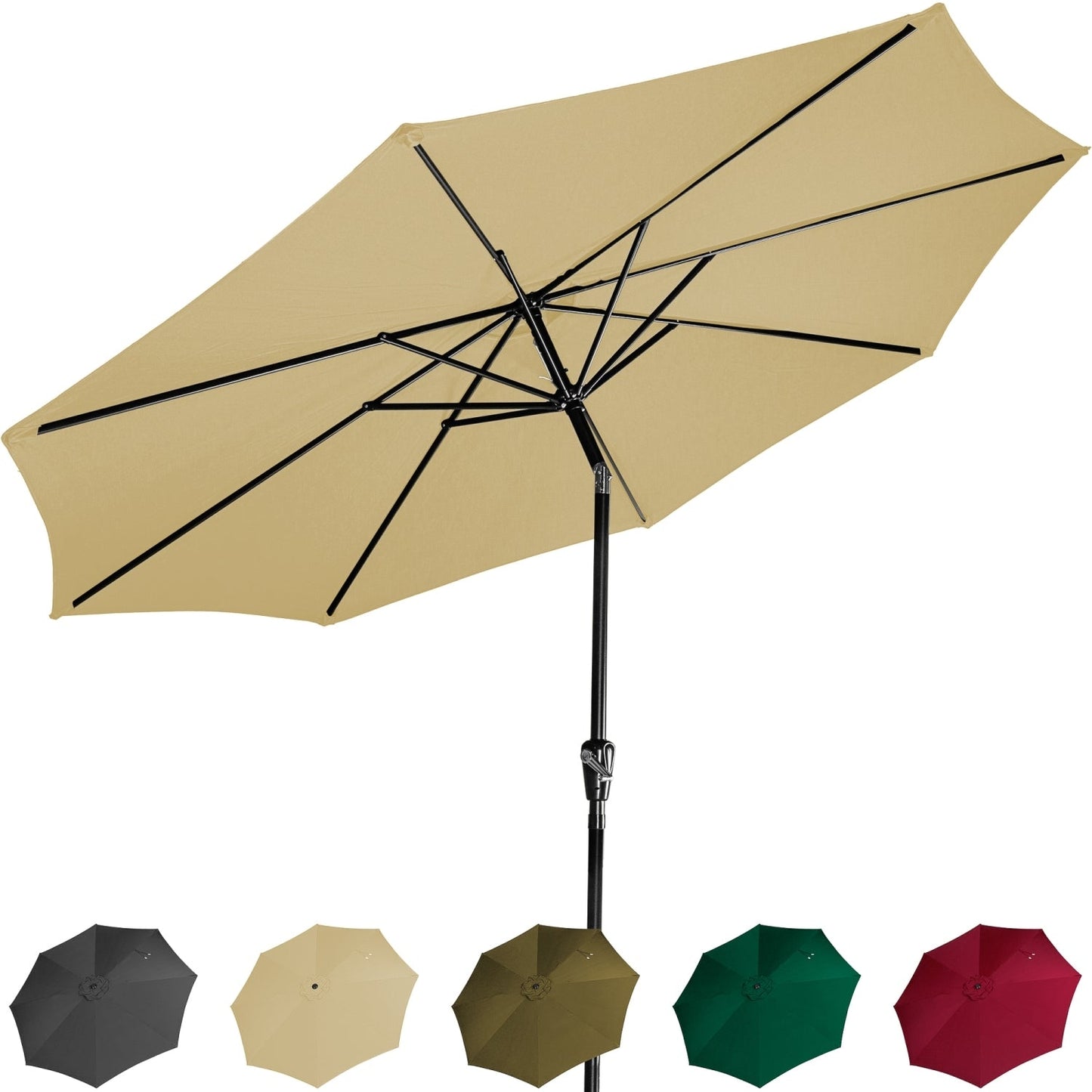 STILISTA Parasol Ø 3 m Beige