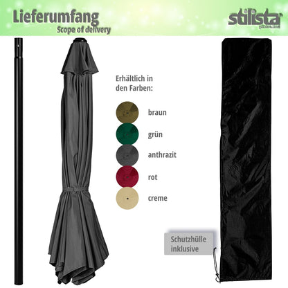 STILISTA Parasol Ø 3 m Beige