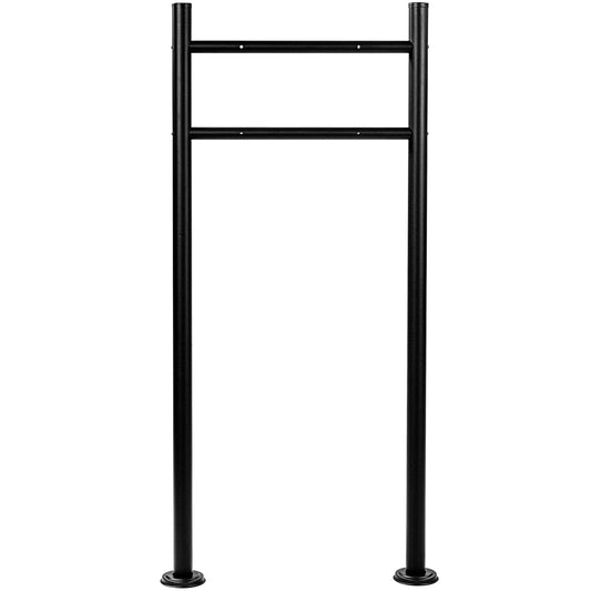 STILISTA Brievenbus Standaard 120 cm Zwart