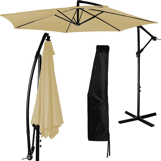 STILISTA Zweefparasol Ø 300 cm Beige