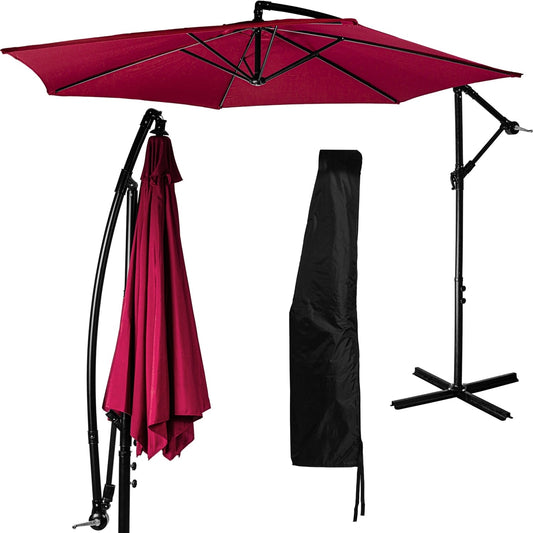 STILISTA Zweefparasol Ø 300 cm Rood