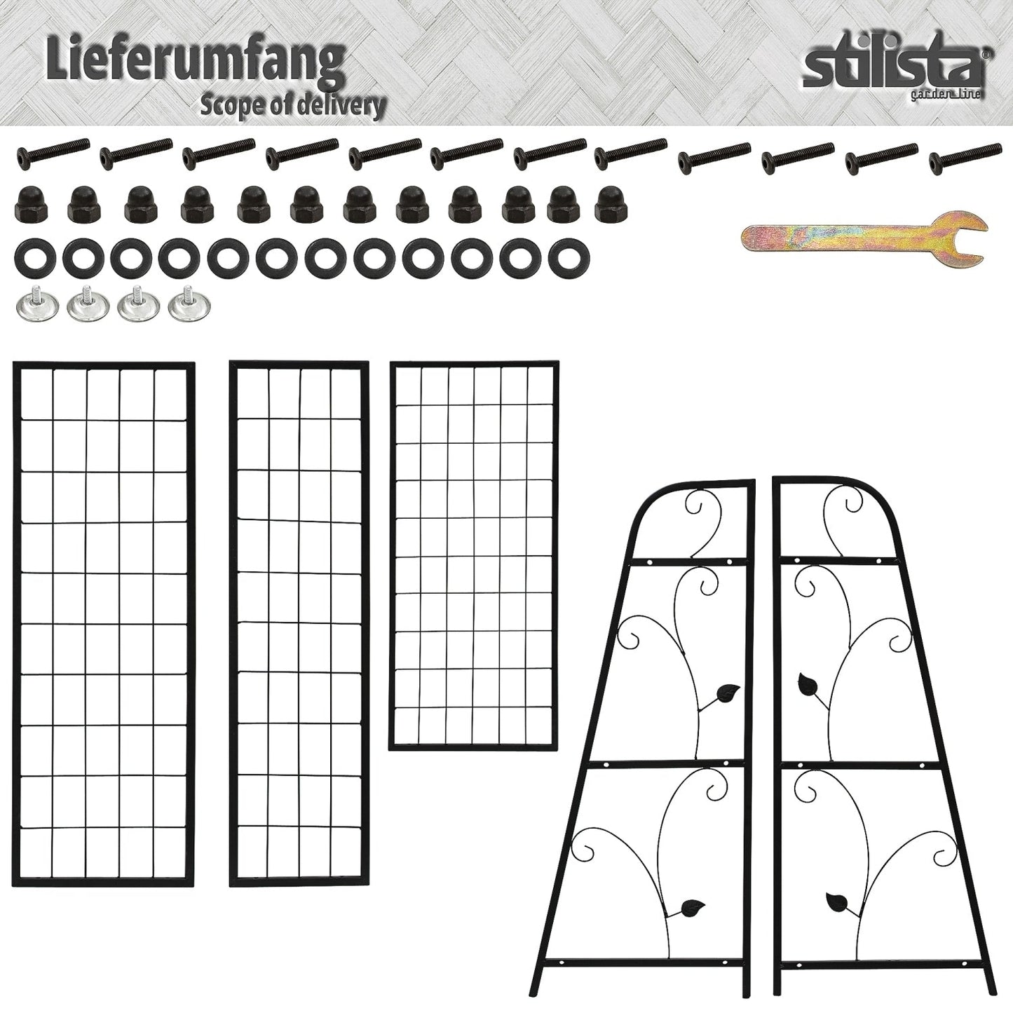 STILISTA Planten standaard 3 Planken