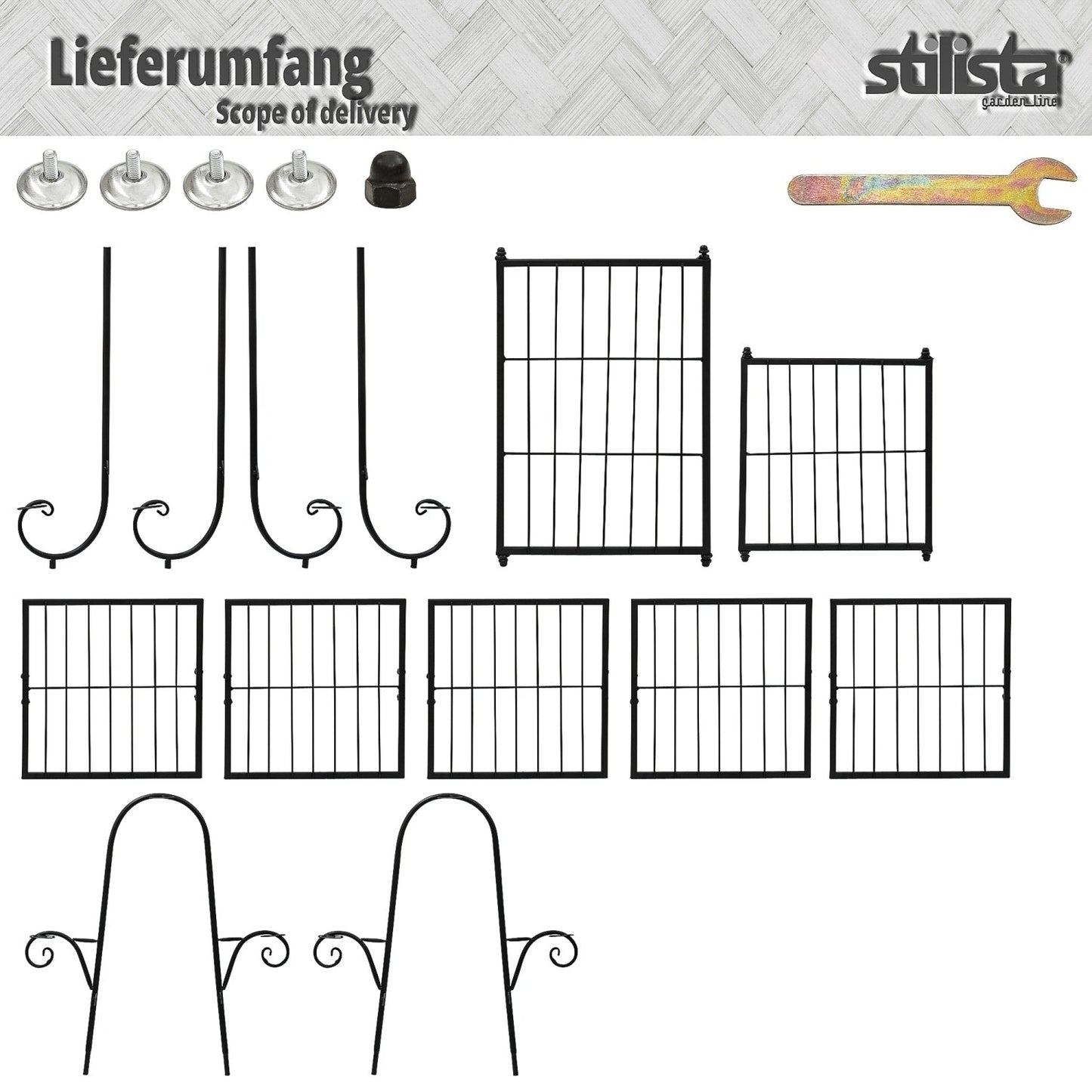 STILISTA Planten standaard 7 Planken