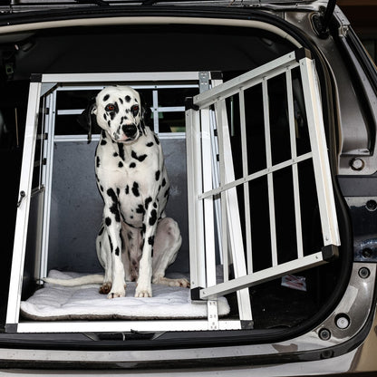 PETSTUFF Hondentransportbox Aluminium Maat L 90º