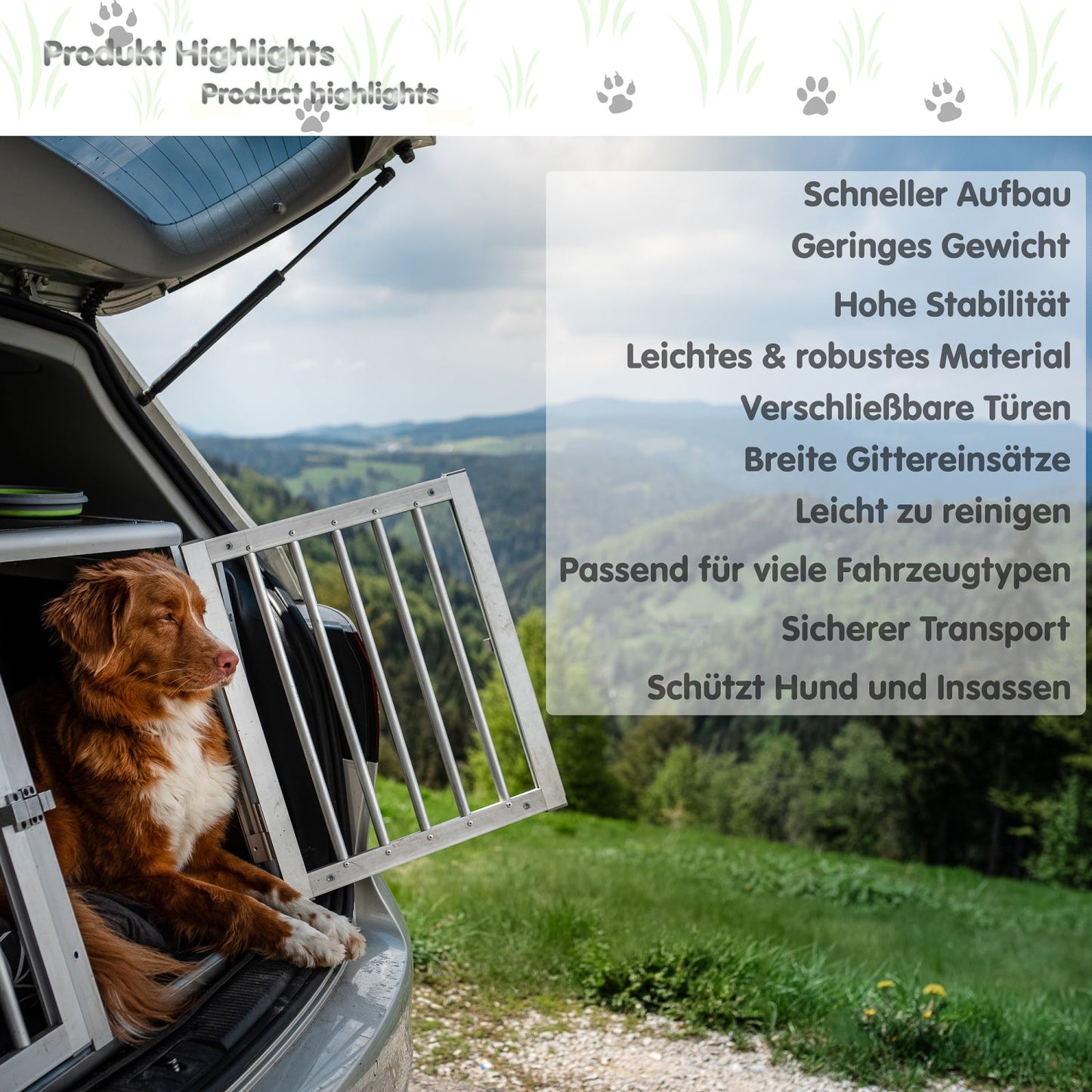 PETSTUFF Hondentransportbox Aluminium Maat L 90º