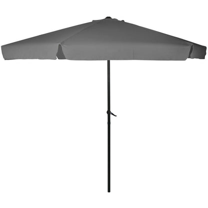 Miadomodo Parasol Ø 3 m Donkergrijs