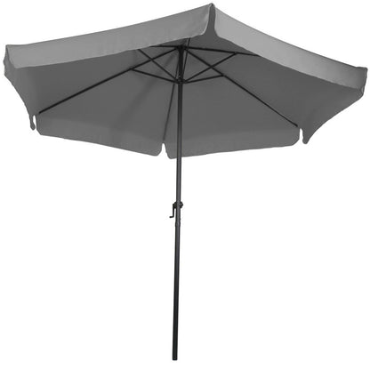 Miadomodo Parasol Ø 3 m Donkergrijs