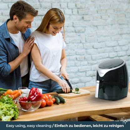 Jago Airfryer 5,5L zwart