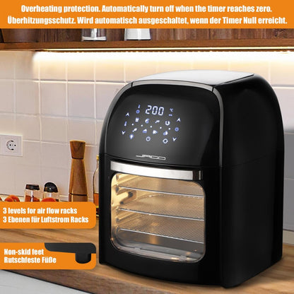 Jago Airfryer 12L zwart