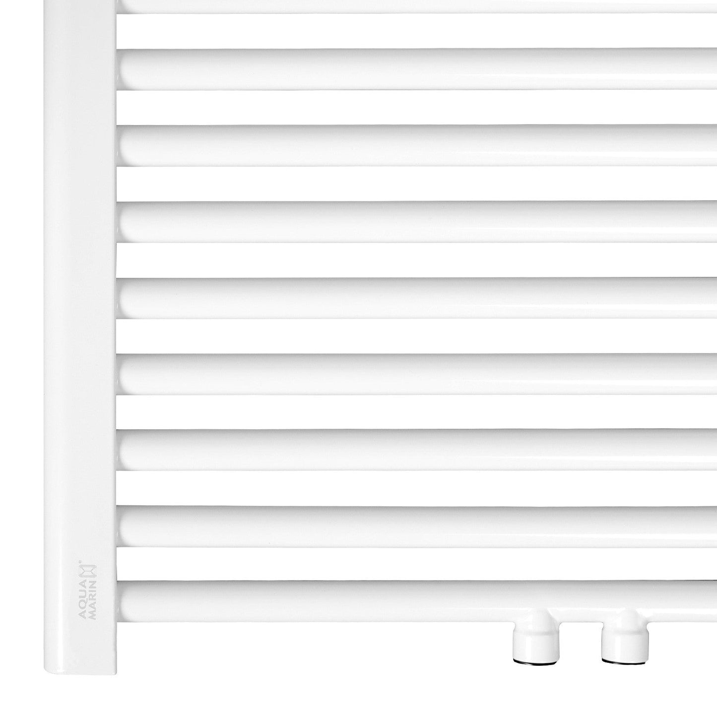 Aquamarin Badkamerradiator Middenaansluiting 180 x 60 x 10 cm Wit