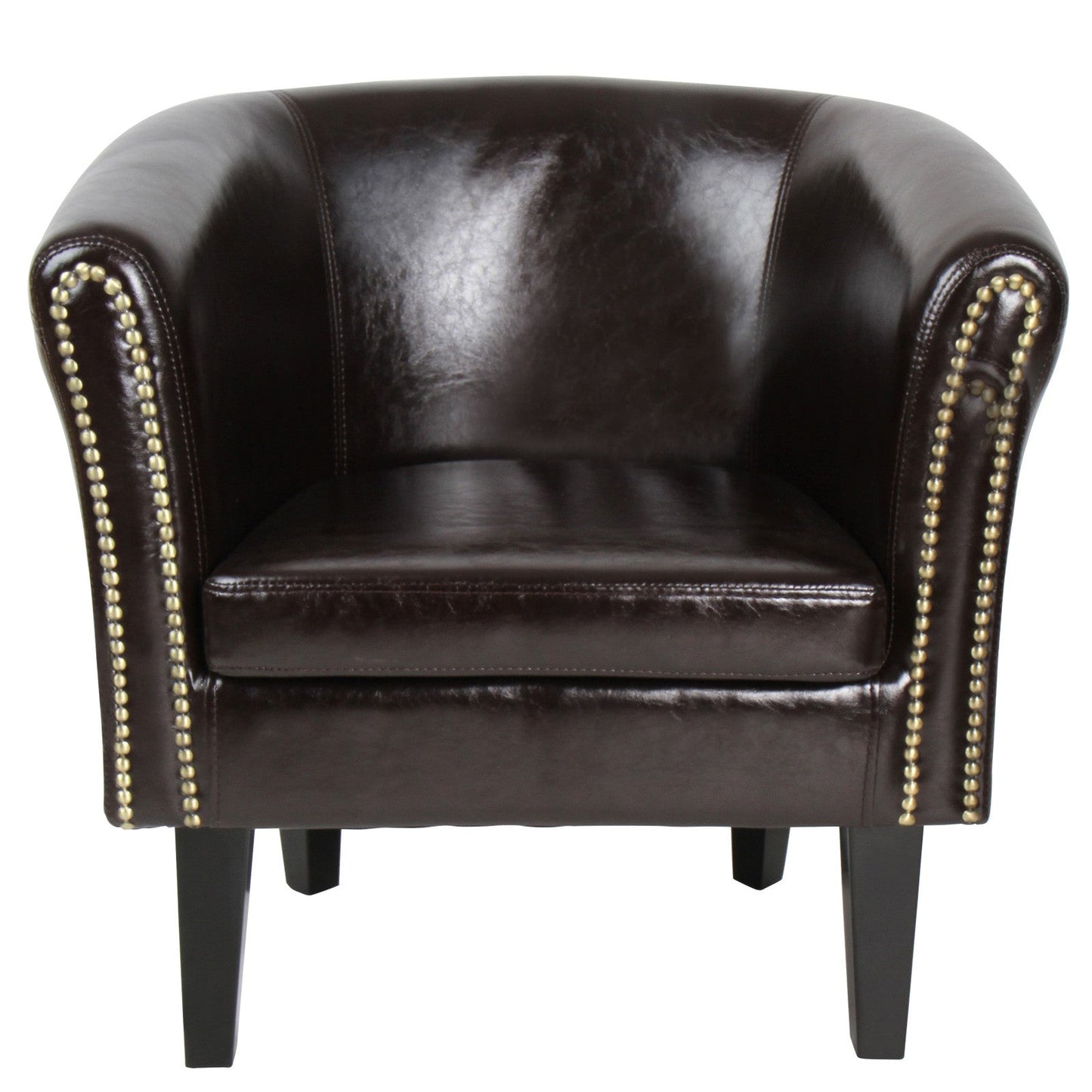 Miadomodo Chesterfield fauteuil 1 bruine decoratieve knopen