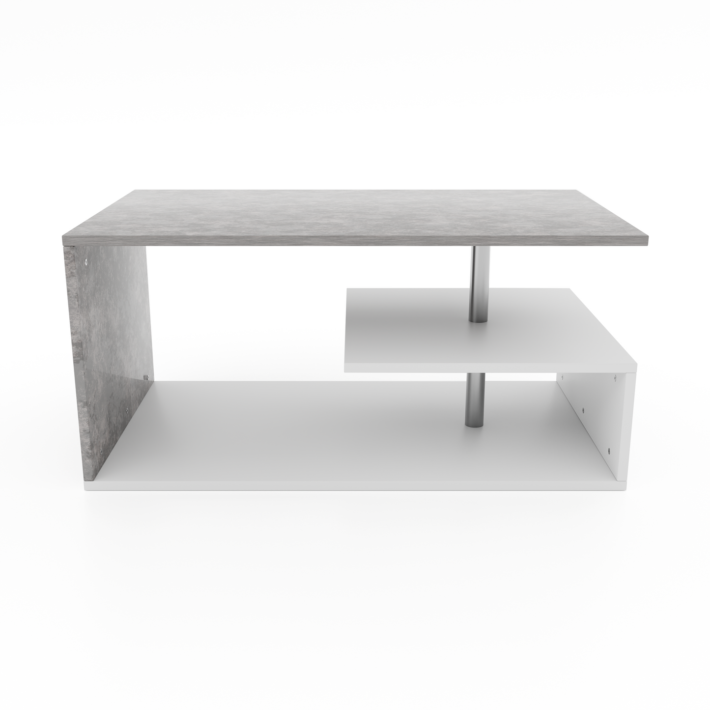 Miadomodo Salontafel - wit/betonlook