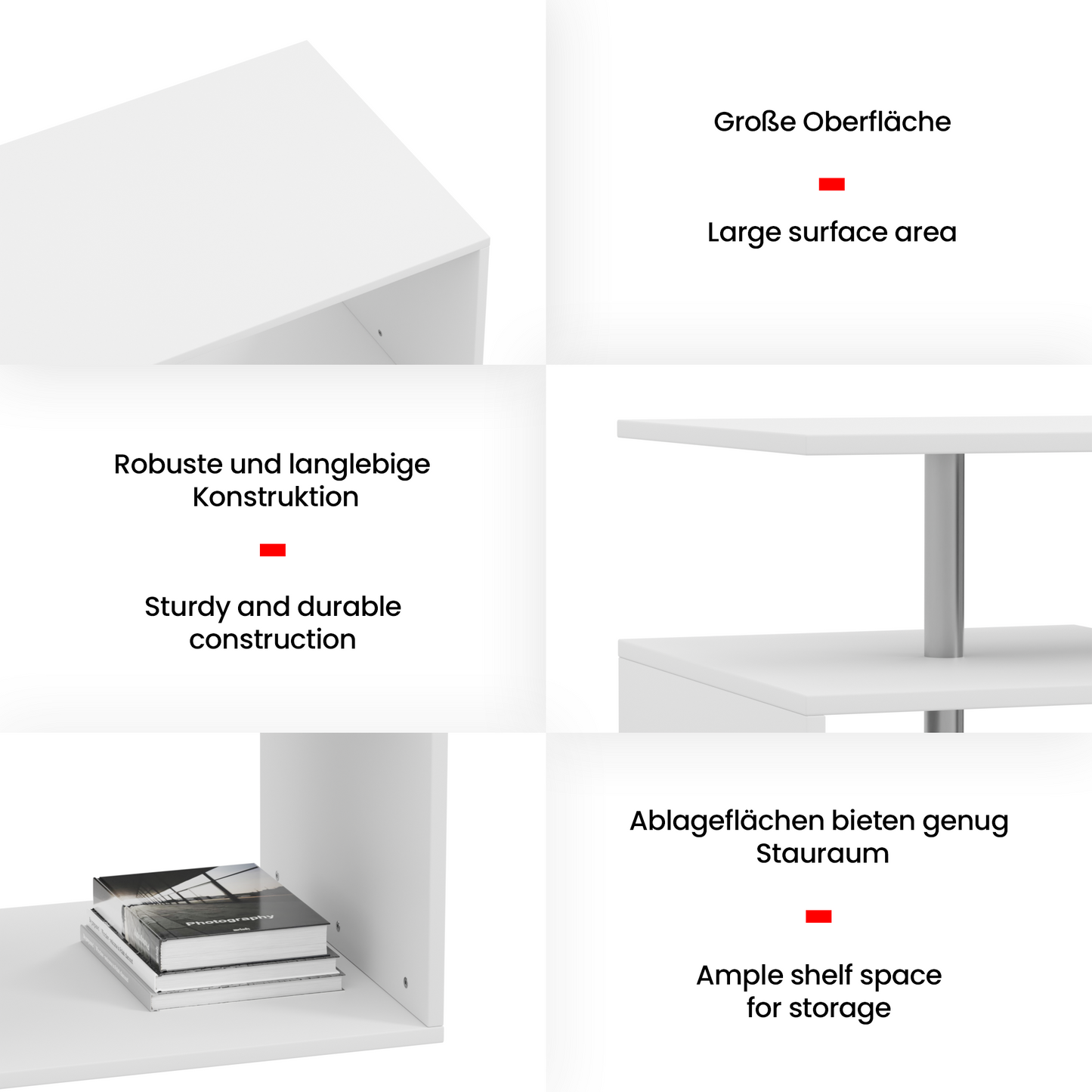 Miadomodo Salontafel - wit