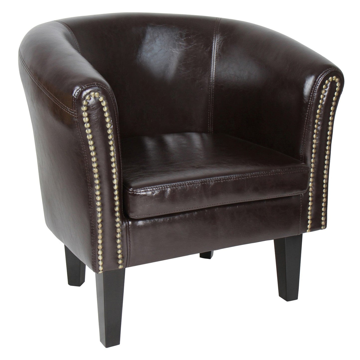 Miadomodo Chesterfield fauteuil 1 bruine decoratieve knopen