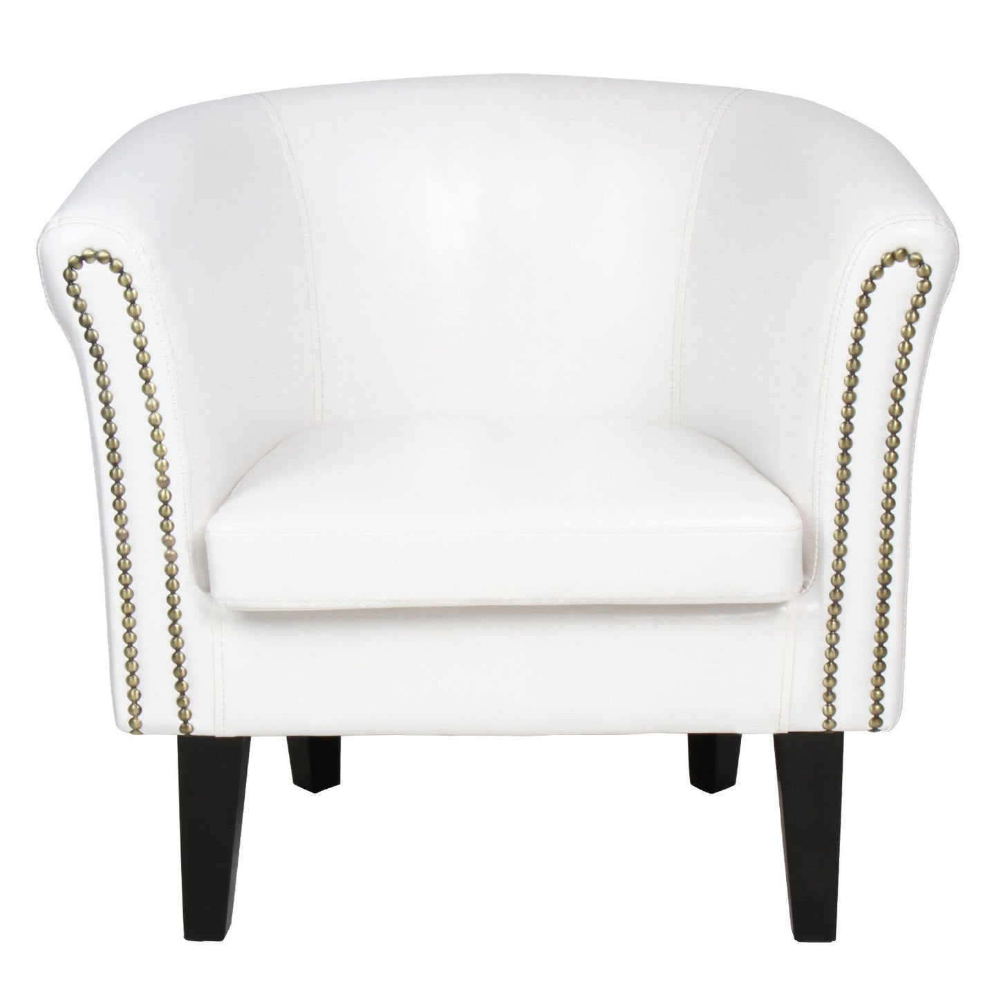 Miadomodo Chesterfield fauteuil 1 witte decoratieve knopen