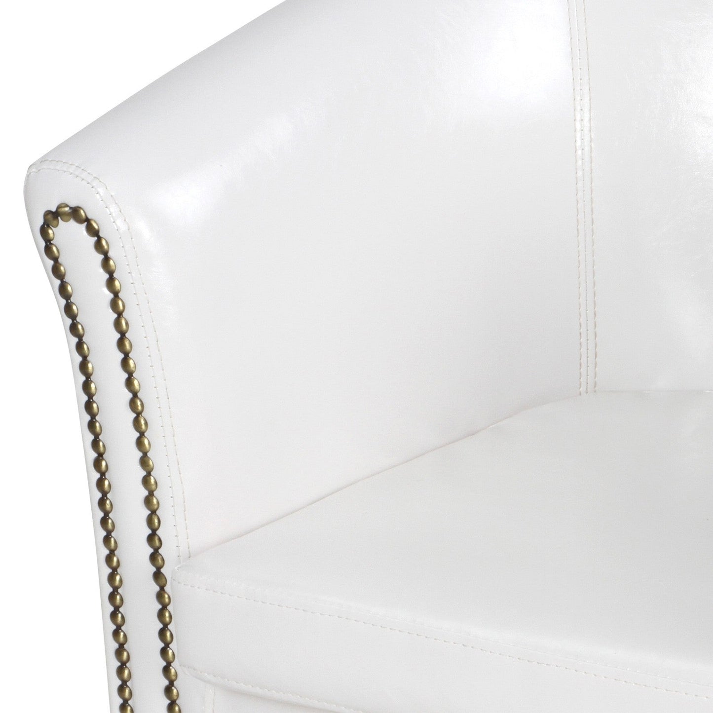 Miadomodo Chesterfield fauteuil set van 2 witte sierknopen