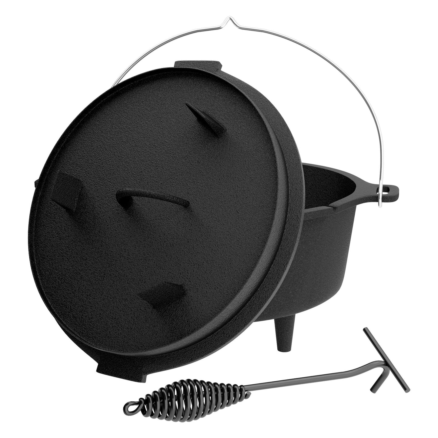 BBQ Chief Dutch Oven Braadpan 4,2 L met voetjes