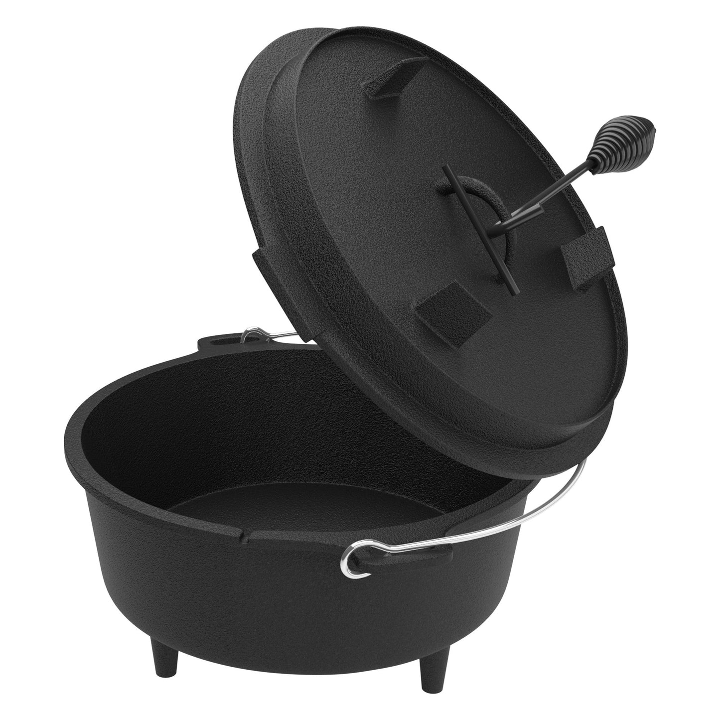 BBQ Chief Dutch Oven Braadpan 7,3 L met voetjes