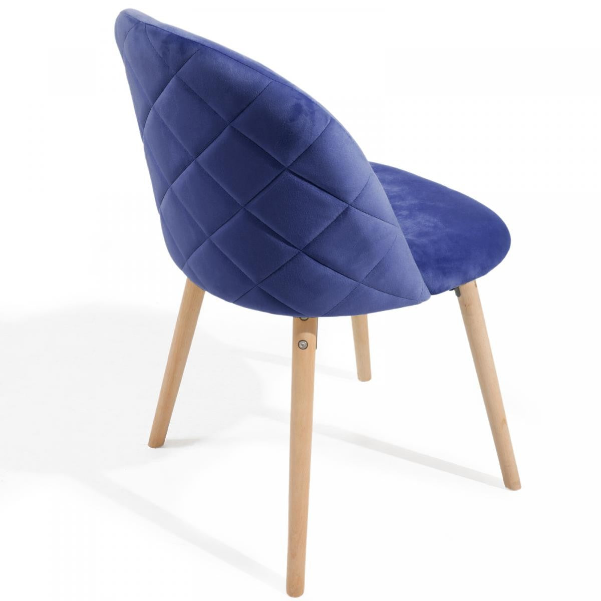 Miadomodo Eetkamerstoelen Blauw Set van 2