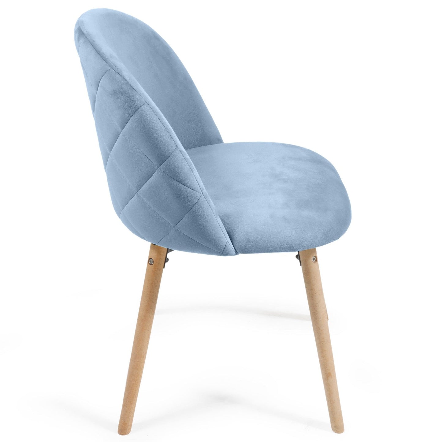 Miadomodo Eetkamerstoelen Turquoise Set van 2