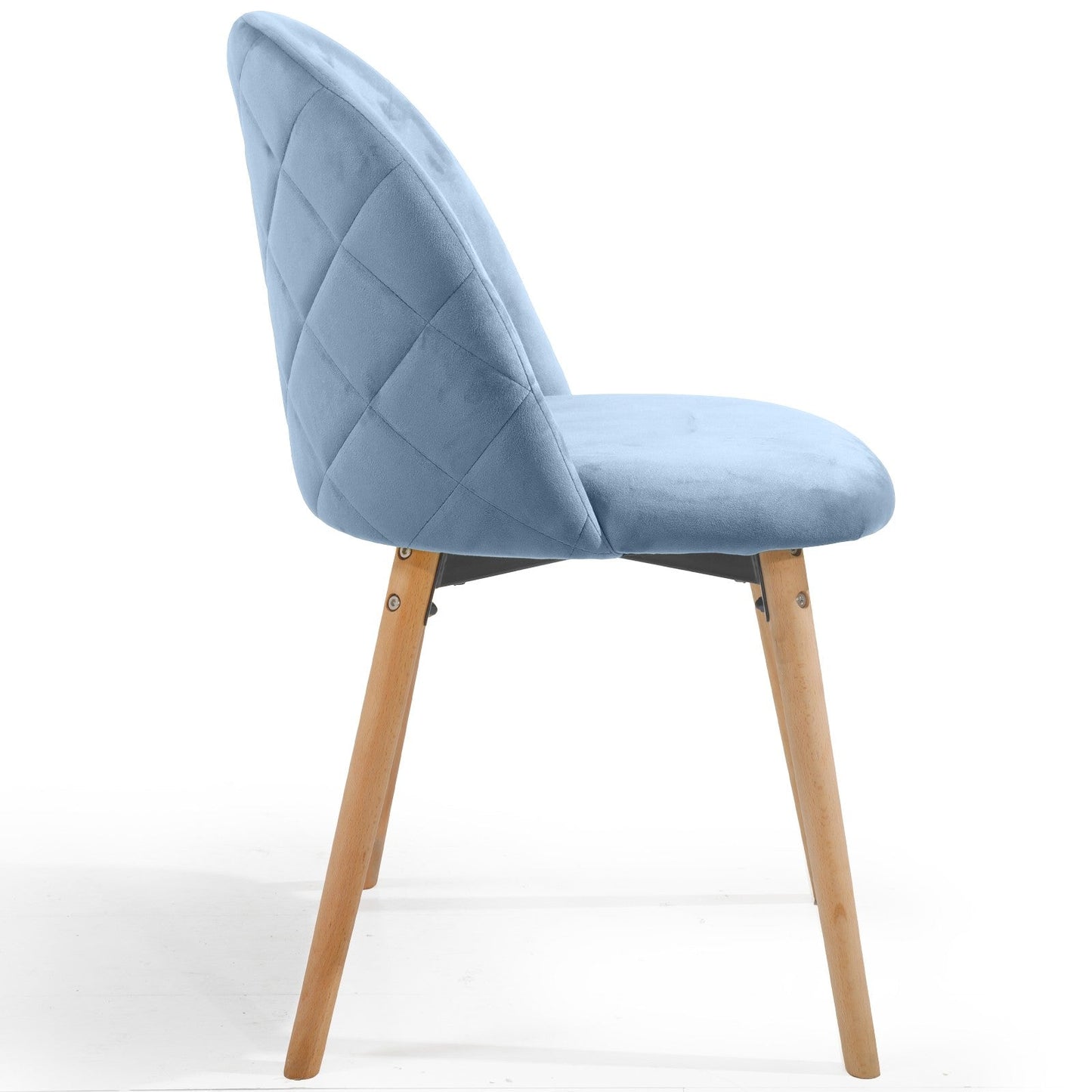 Miadomodo Eetkamerstoelen Turquoise Set van 2