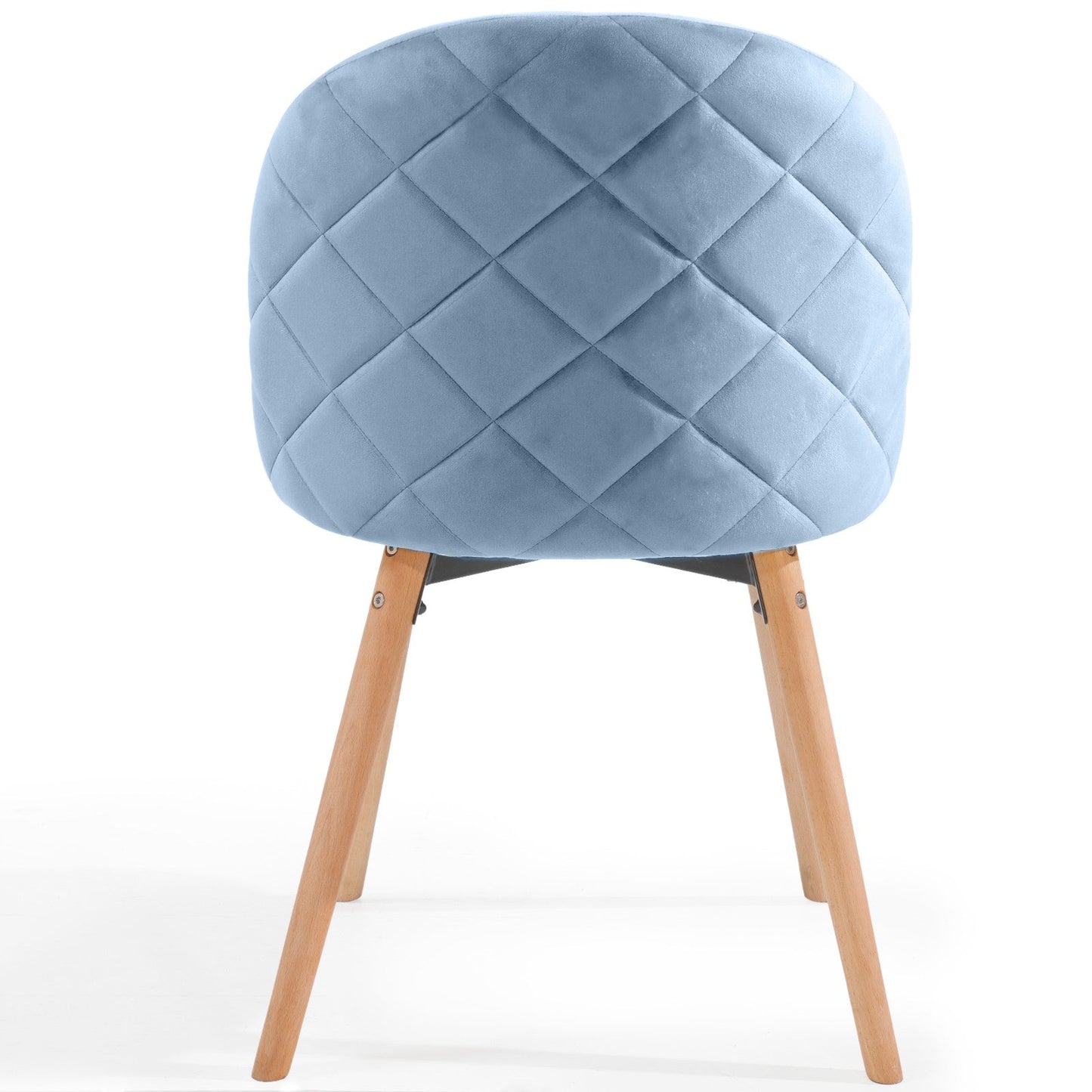 Miadomodo Eetkamerstoelen Turquoise Set van 2