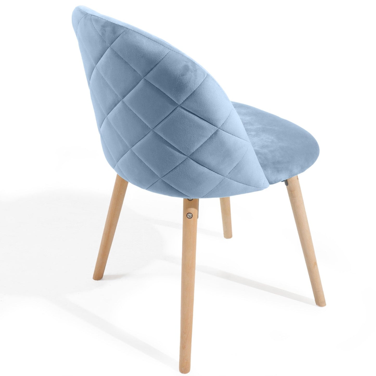 Miadomodo Eetkamerstoelen Turquoise Set van 2