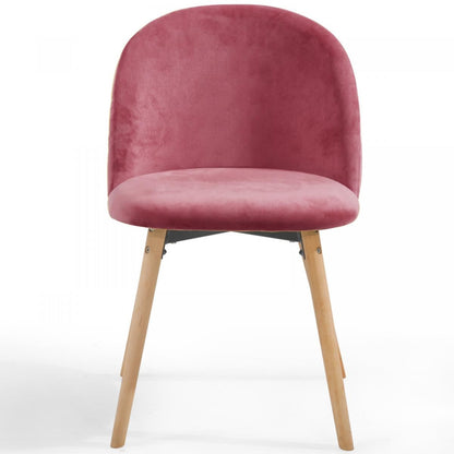 Miadomodo Eetkamerstoelen Roze Set van 6