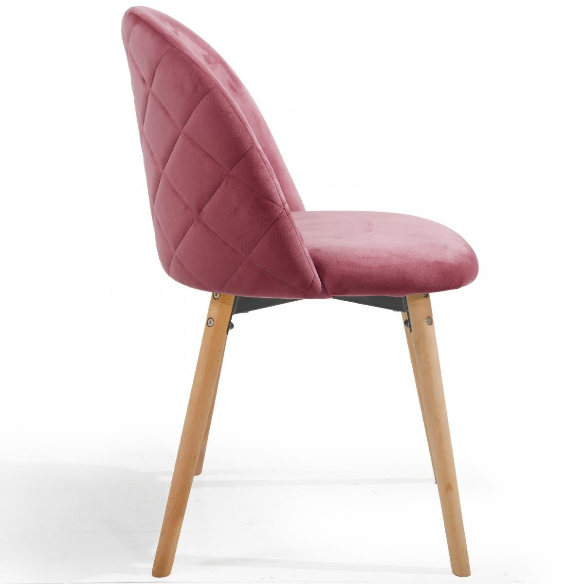 Miadomodo Eetkamerstoelen Roze Set van 6